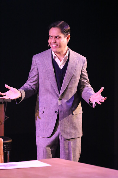 Reynaldo Arceno in New Line Theatre's ATOMIC. Photo Credit: Jill Ritter Lindberg