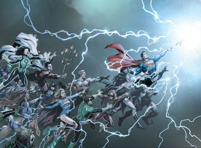 DC Rebirth Superman Batman Kid Flash Wally West Watchmen