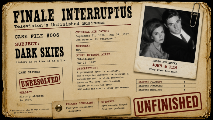 Finale Interruptus 006 - Dark Skies