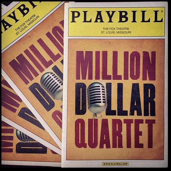 The Million Dollar Quartet runs Feb 27 - Mar 1 at the Fox Theatre in St. Louis.