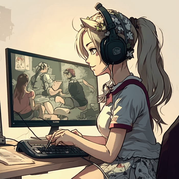 Gaming Girl using a VPN