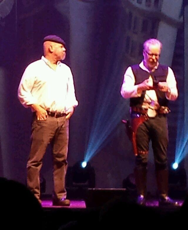 Jamie Hyneman and Adam "Han Solo" Savage brought the Mythbusters Tour to St. Louis on 4/18/15. Photo by Jeff Ritter