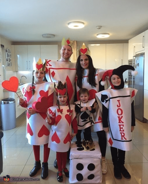 Deck of Cards Family Costume