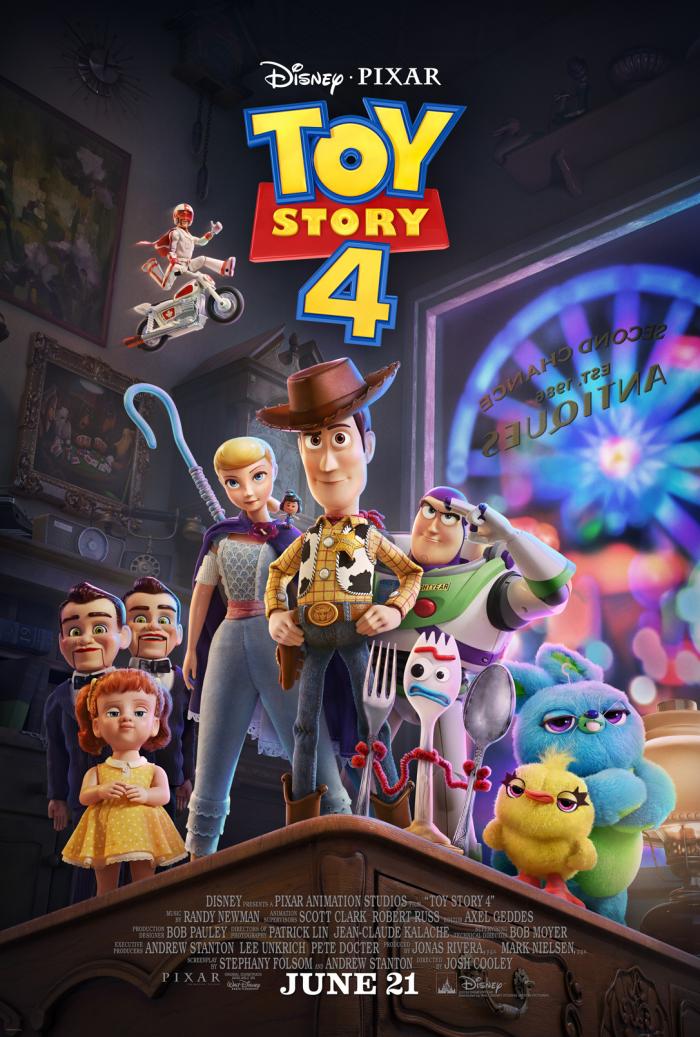 Toy Story 4 opens June 21, 2019.