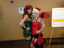 Poison Ivy and Harley Quinn at Archon 38