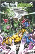 Star Trek Green Lantern Convention Cover Spectrum Wars IDW DC Critical Blast Contest