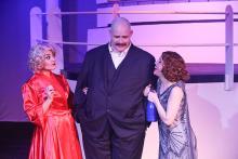 Sarah Porter, Zachary Allen Farmer and Eileen Engel in New line Theatre's ANYTHING GOES, Mar 1-24, 2017. photo Credit: Jill Ritter Lindberg