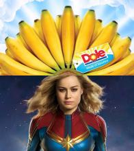 Bananas Over Captain Marvel