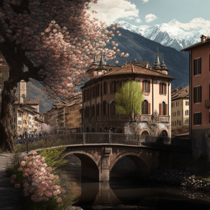 Bolzano Italy (artists rendition)
