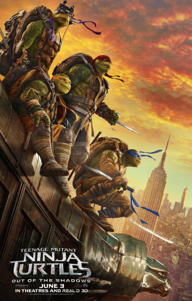 TMNT Out of the Shadows on BD and DVD
